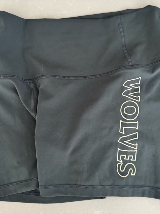 Darc Sport Pants - Darc Sport Women's Black Bike Shorts with WOLVES Print